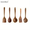 5PCS Thailand Teak Cooking Spoon Natural Wooden Kitchen Tableware Tool Ladle Turner Rice Colander Soup Skimmer Scoop Utensils - Image 3