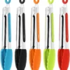 7/9/12inch Silicone Kitchen BBQ Tongs Stainless Steel Locking Cooking Tongs with Silicone Tips Non-Slip Food Tongs for Cooking - Image 4