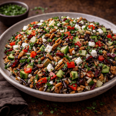 Wild rice salad