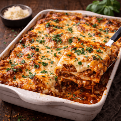Easy classic lasagne
