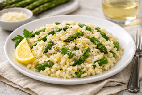 Creamy Asparagus Risotto Recipe (Easy & Restaurant-Style)
