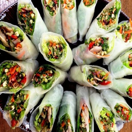 Vietnamese veg parcels