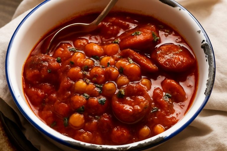 Chorizo & Chickpea Soup – comfort food recipe from Spain