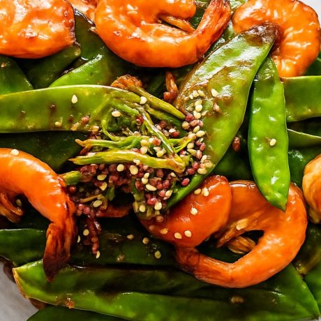 Shrimp With Snow Peas