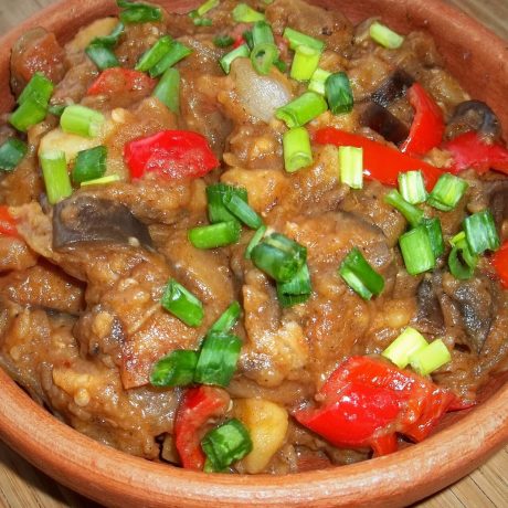 Ajapsandali – Georgian Eggplant and Vegetable Stew
