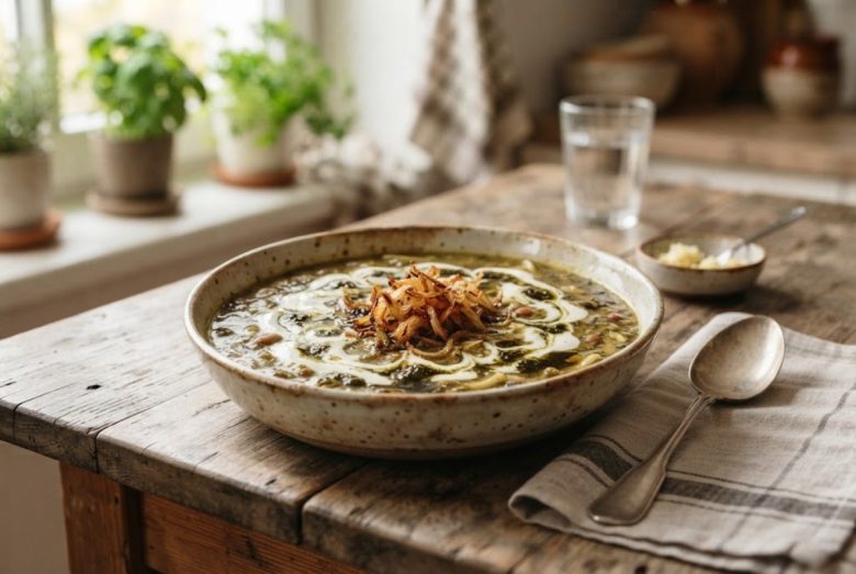 Ash Reshteh – Persian Herb, Bean and Noodle Soup