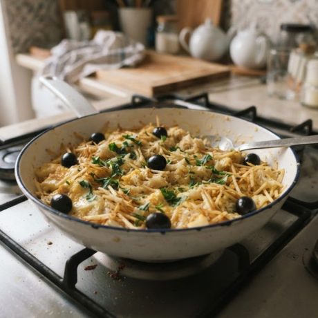 Bacalhau à Brás – Portuguese Salt Cod with Eggs and Crispy Potatoes