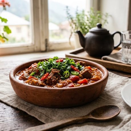 Chashushuli – Spicy Georgian Beef and Tomato Stew