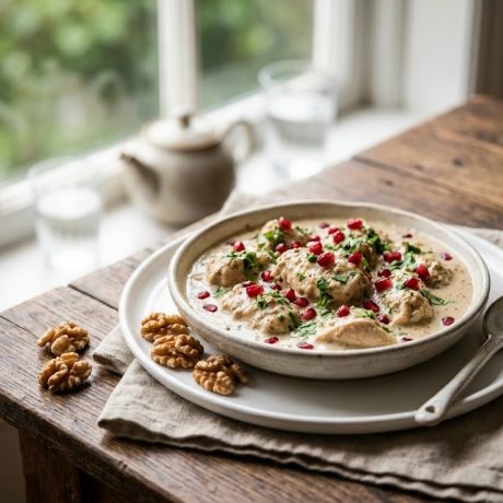 Chicken Satsivi – Georgian Chicken in Walnut Sauce