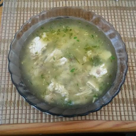 Chikhirtma – Georgian Chicken Soup with Egg and Herbs