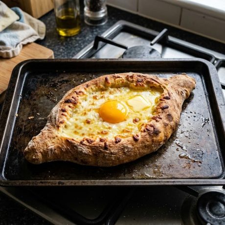 Khachapuri (Georgian Cheese Bread)