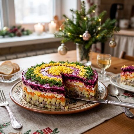 Herring Under a Fur Coat – Shuba Layered Beet Salad