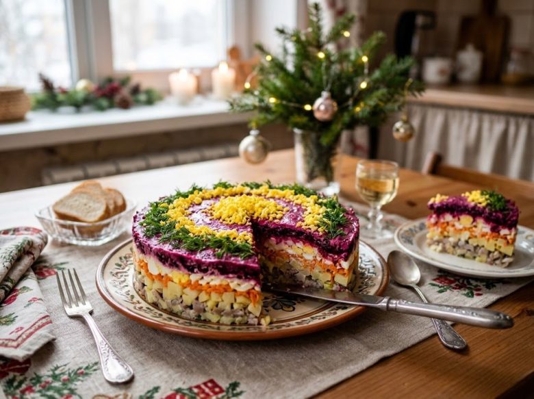 Herring Under a Fur Coat – Shuba Layered Beet Salad