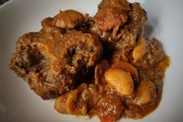 Oxtail with Broad Beans – comfort food recipe from Jamaica