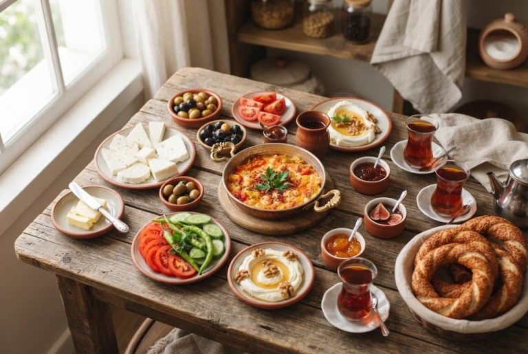 Turkish Breakfast (Kahvaltı): What’s on the Table and How to Make It at Home