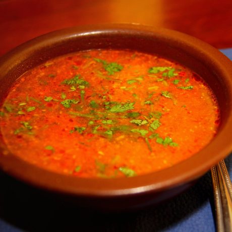 Kharcho – Georgian Beef Soup with Walnuts and Rice
