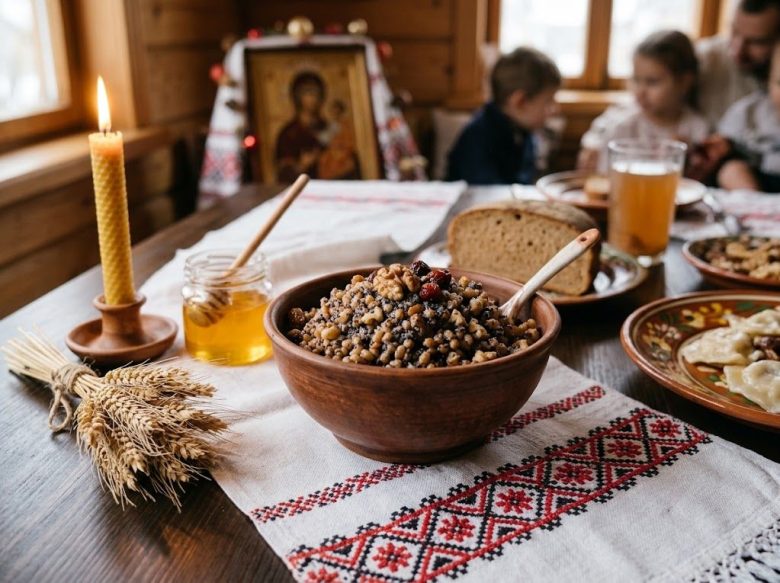 Kutia – Ukrainian Christmas Wheat Berry Pudding with Poppy Seeds and Honey