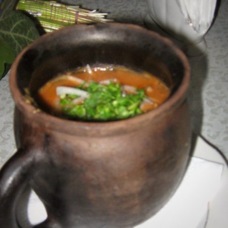 Lobio – Georgian Red Bean Stew in a Clay Pot