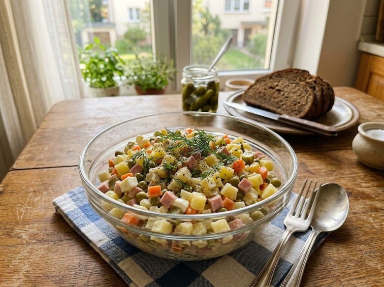 Olivier Salad – Classic Russian New Year Potato Salad