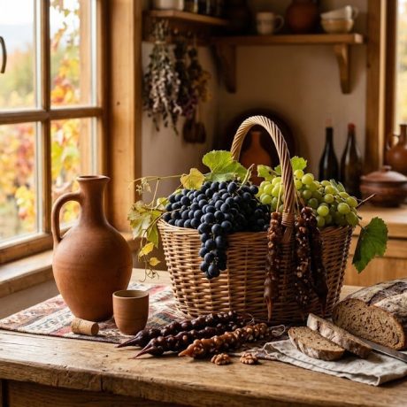 Rtveli: The Georgian Grape Harvest – Wine, Churchkhela and Harvest Food