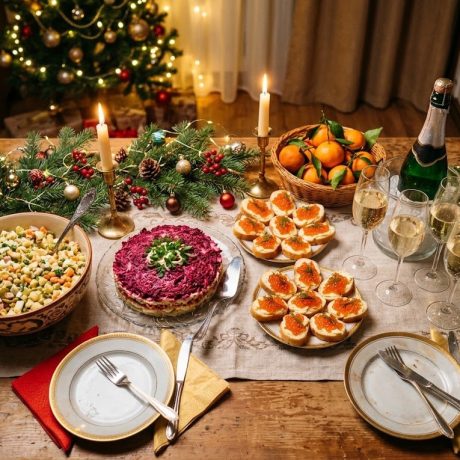Russian New Year Menu: 15 Classic Dishes for the Holiday Table
